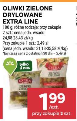 OLIWKI ZIELONE DRYLOWANE EXTRA LINE
