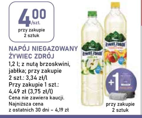 Napój niegazowany ŻYWIEC ZDRÓJ