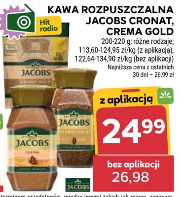 Kawa rozpuszczalna Jacobs Cronat, Crema Gold
