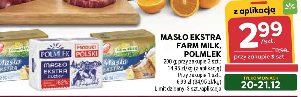 MASŁO EKSTRA FARM MILK, POLMLEK