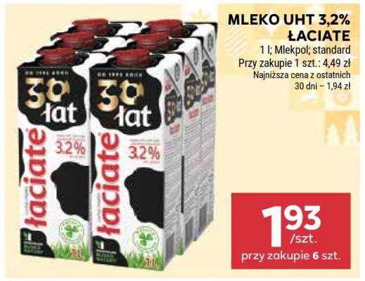 Mleko UHT 3,2% Łaciate