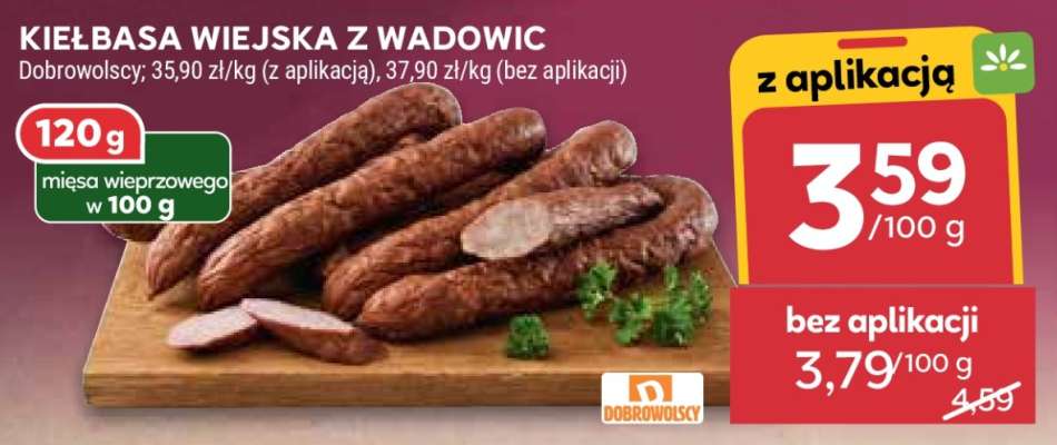 Kiełbasa wiejska z Wadowic