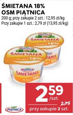 Śmietana 18% OSM Piątnica