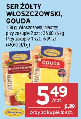 Ser Żółty Włoszczowski, Gouda