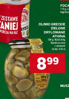 Oliwki Greckie Zielone Drylowane Athina