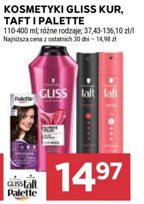 Kosmetyki Gliss Kur, Taft i Palette