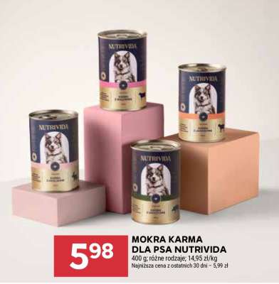 Mokra karma dla psa Nutrivida