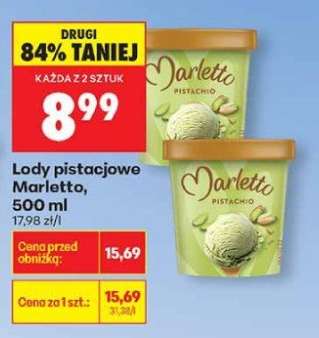 Lody pistacjowe Marletto, 500 ml