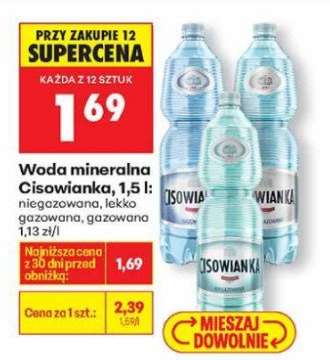 Woda mineralna Cisowianka, 1,5 l