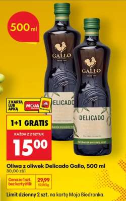 Oliwa z oliwek Delicado Gallo 500 ml