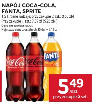 Napój Coca-Cola, Fanta, Sprite
