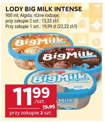 Lody BIG MILK INTENSE