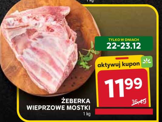 Żeberka wieprzowe mostki