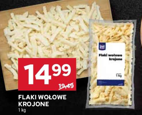 Flaki wołowe krojone