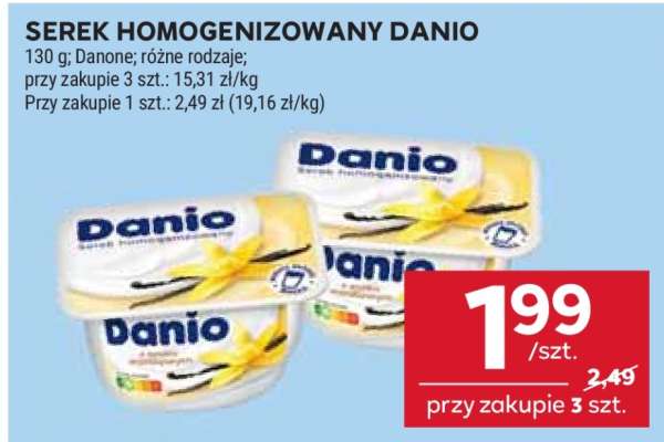Serek homogenizowany DANIO