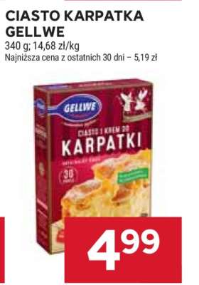 Ciasto Karpatka Gellwe