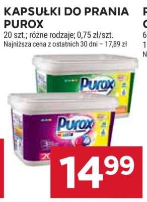 Kapsułki do prania Purox