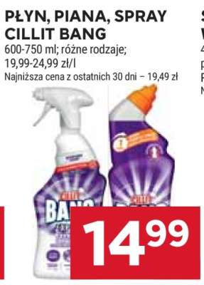 PŁYN, PIANA, SPRAY CILLIT BANG