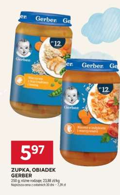 ZUPKA, OBIADEK GERBER