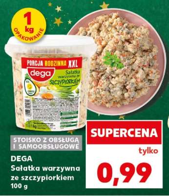 DEGA Sałatka warzywna ze szczypiorkiem