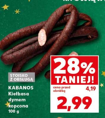KABANOS Kiełbasa dymem kopcona 100 g