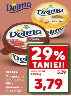 DELMA Margaryna różne rodzaje