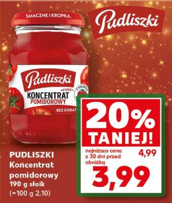 PUDLISZKI Koncentrat pomidorowy