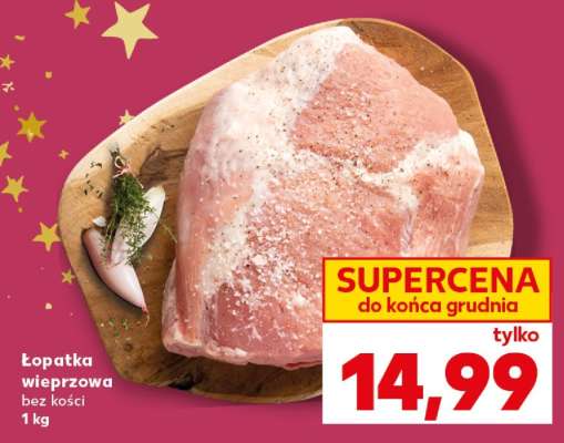 Łopatka wieprzowa bez kości 1 kg