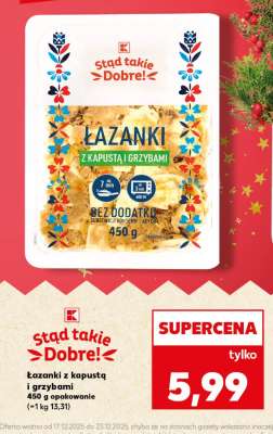 Łazanki z kapustą i grzybami