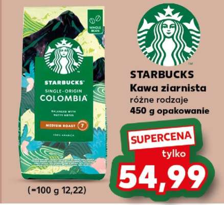 STARBUCKS Kawa ziarnista różne rodzaje 450 g opakowanie