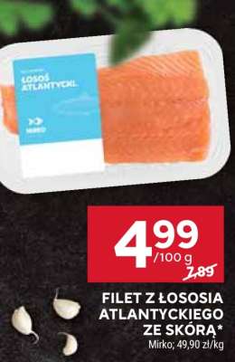 Filet z łososia atlantyckiego ze skórą