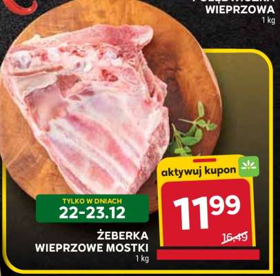 Żeberka wieprzowe mostki