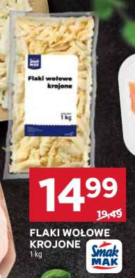 Flaki wołowe krojone