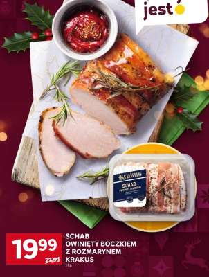 Schab owinięty boczkiem z rozmarynem Krakus