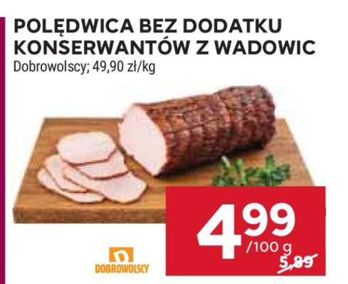 Polędwica bez dodatku konserwantów z Wadowic