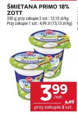 Śmietana Primo 18% Zott