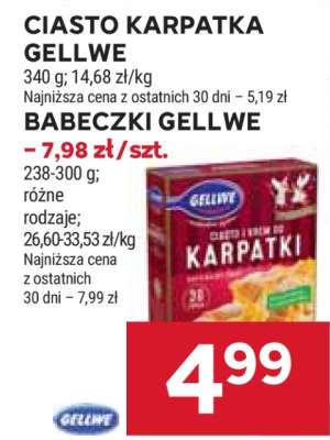 Ciasto Karpatka Gellwe