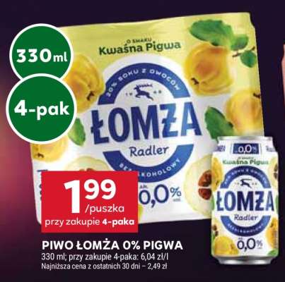 PIWO ŁOMŻA 0% PIGWA