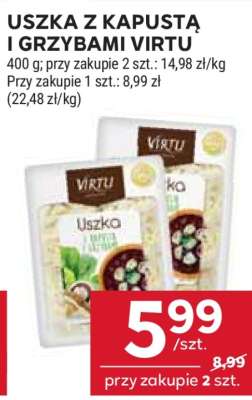 Uszka z kapustą i grzybami Virtu