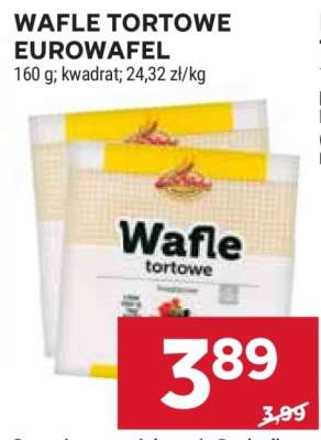 WAFFLE TORTOWE EUROWAFEL