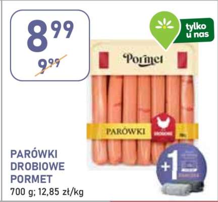 PARÓWKI DROBIOWE PORMET