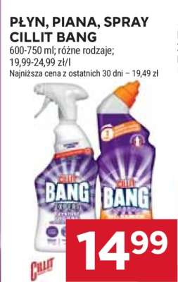 PŁYN, PIANA, SPRAY CILLIT BANG