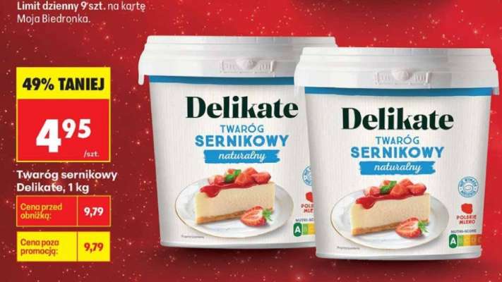 Twaróg sernikowy Delikate, 1 kg