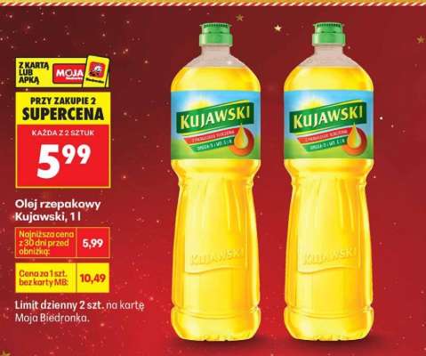 Olej rzepakowy Kujawski, 1 l