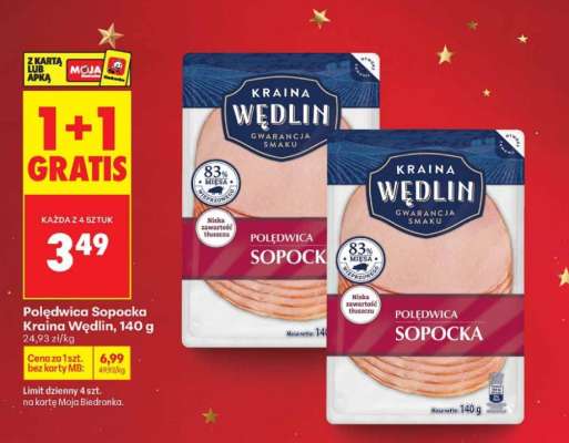 Polędwica Sopocka Kraina Wędlin 140 g