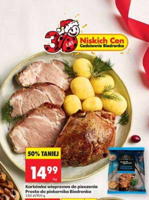 Karkówka wieprzowa do pieczenia Prosto do piekarnika Biedronka