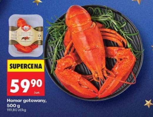 Homar gotowany, 500 g