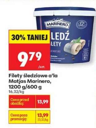 Filety śledziowe a'la Matjas Marinero 1200 g / 600 g