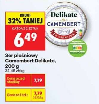 Ser pleśniowy Camembert Delikate, 200 g