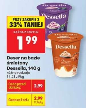 Deser na bazie śmietany Dessella, 140 g